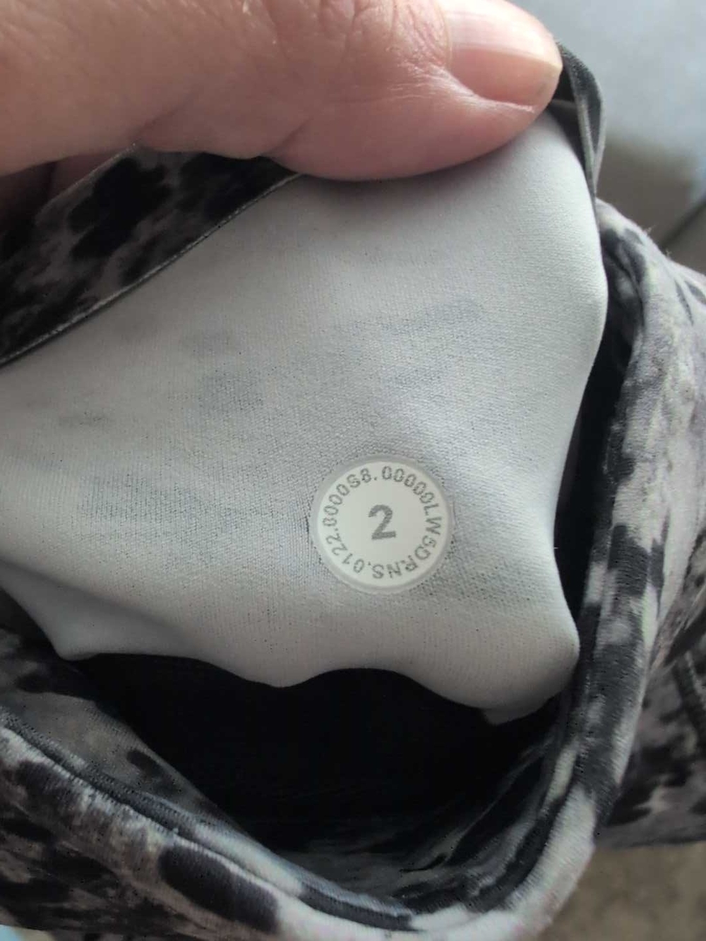 lululemon athletica Base Pace High-Rise Tight 25" - Estuary Grey Multi - Picture 4 of 4